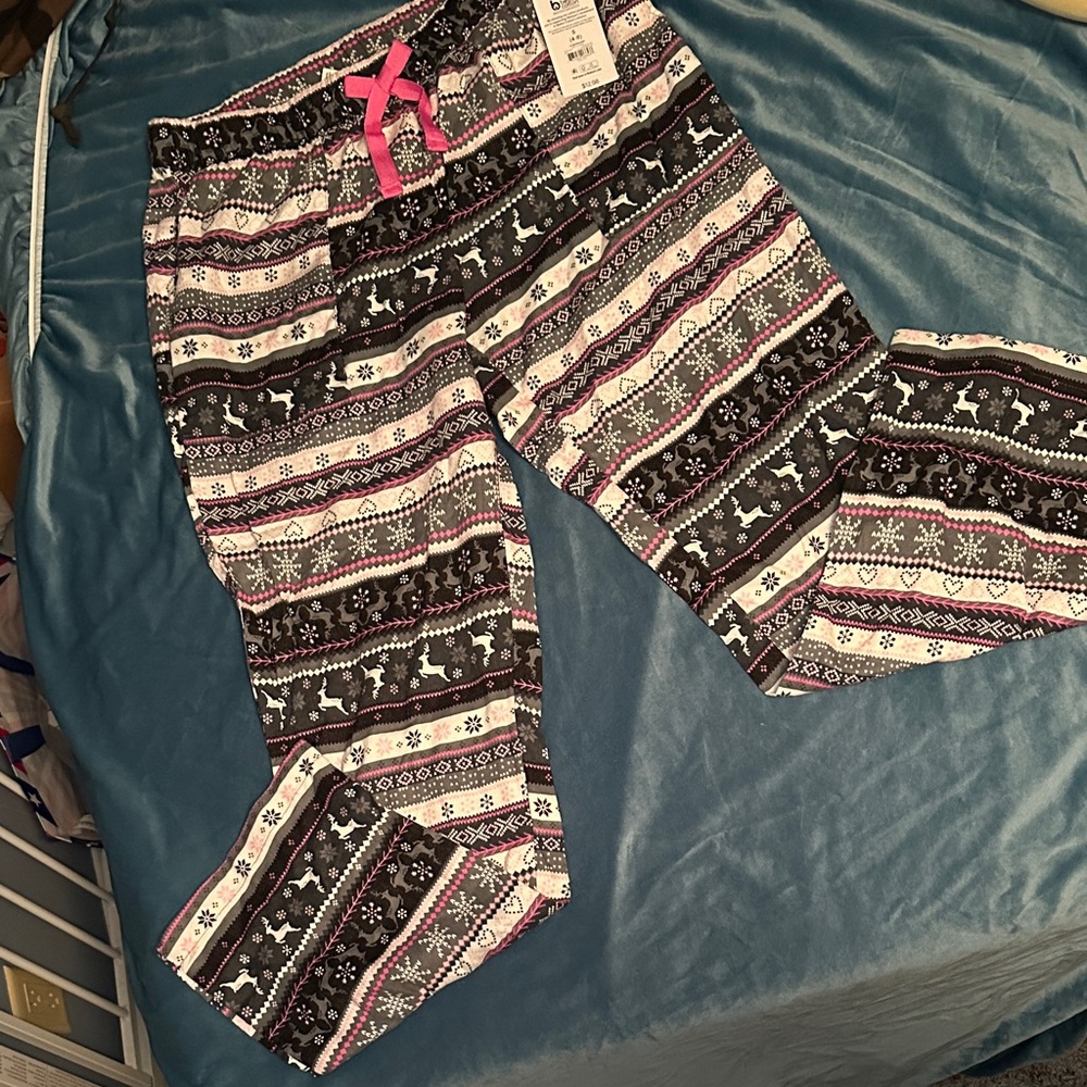 Cozy Winter Pattern Pajama Pants